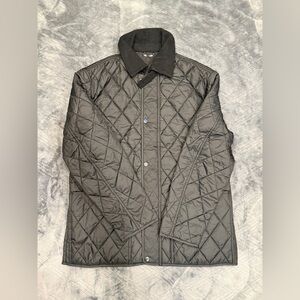 Mango Men's Black Quilted Jacket